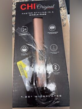 CHI original digital 1.25” hairstyling iron- open box new